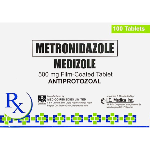 MEDIZOLE Metronidazole 500mg Film-Coated Tablet 1's