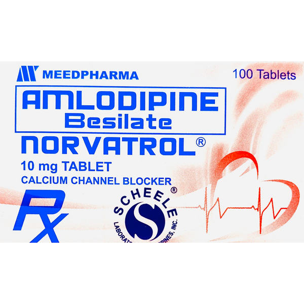 NORVATROL Amlodipine 10mg - 1 Tablet, Dosage Strength: 10 mg, Drug Packaging: Tablet 1's