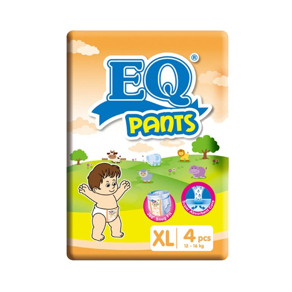 EQ Pants Diaper XL 4's