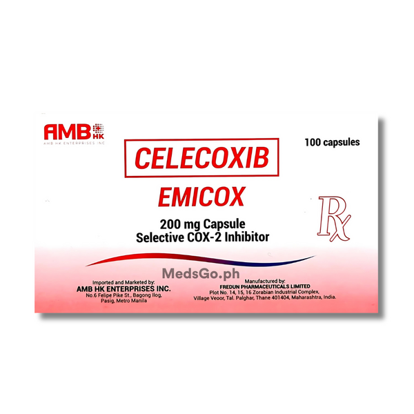 EMICOX Celecoxib 200mg Capsule 1's, Dosage Strength: 200 mg, Drug Packaging: Capsule 1's