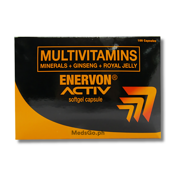 ENERVON ACTIV Multivitamins / Minerals / Ginseng / Royal Jelly SoftGel