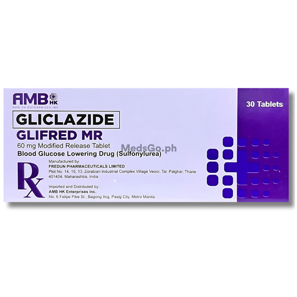 GLIFRED MR Gliclazide 60mg Modified Release Tablet 1's price in the
