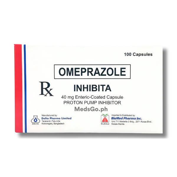 INHIBITA Omeprazole 40mg - 1 Enteric-Coated Capsule price in the ...