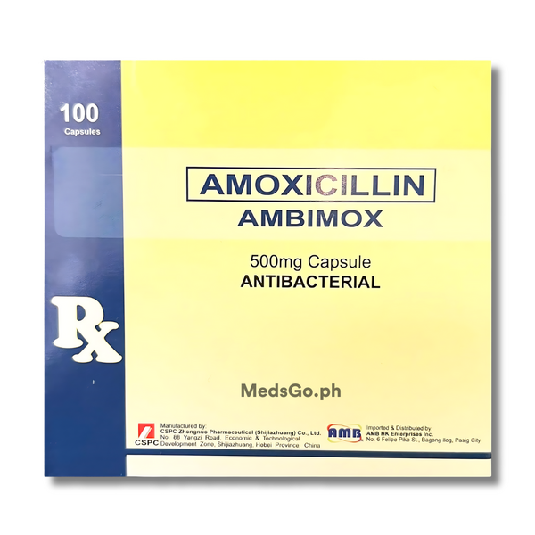 AMBIMOX Amoxicillin 500mg - 1 Capsule, Dosage Strength: 500 mg, Drug Packaging: Capsule 1's