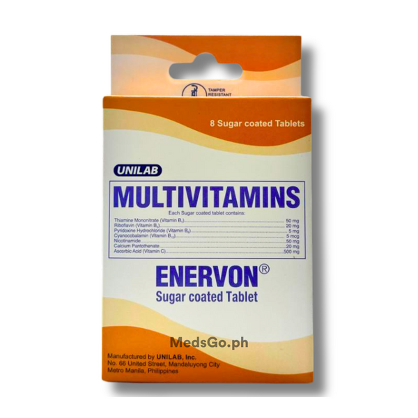 Image of ENERVON MULTIVITAMINS TABLET 8'S