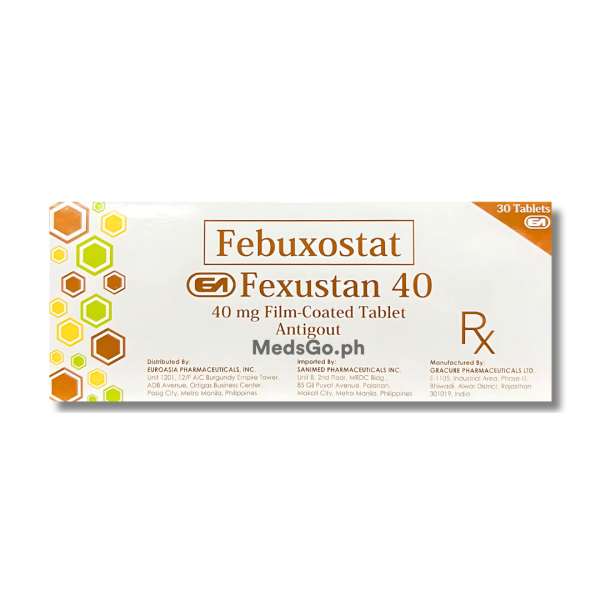 FEXUSTAN 40 Febuxostat 40mg Film-Coated Tablet 1's