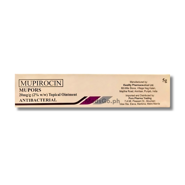 MUPORS Mupirocin 20mg / g (2% w/w) Topical Ointment 5g