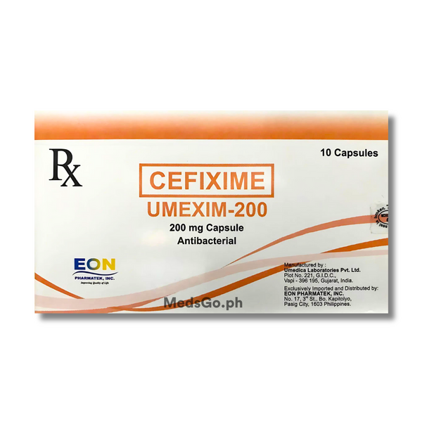 UMEXIM Cefixime 200mg Capsule 1's