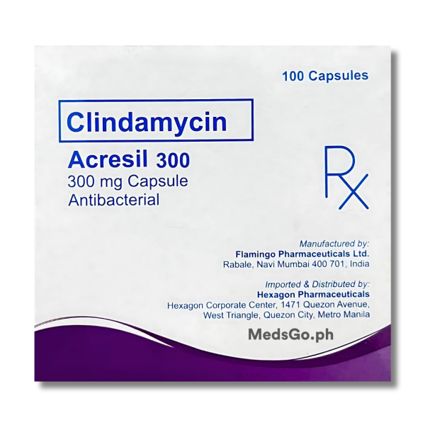 ACRESIL-300 Clindamycin 300mg Capsule 1's, Dosage Strength: 300 mg, Drug Packaging: Capsule 1's