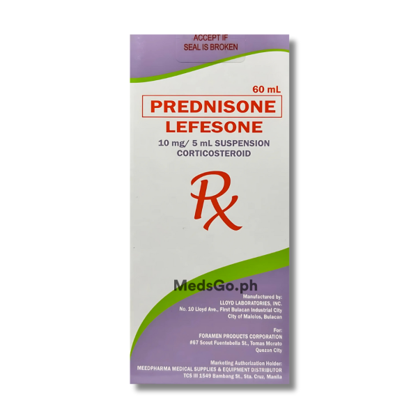Image of LEFESONE PREDNISONE 10MG / 5ML SUSPENSION 60ML