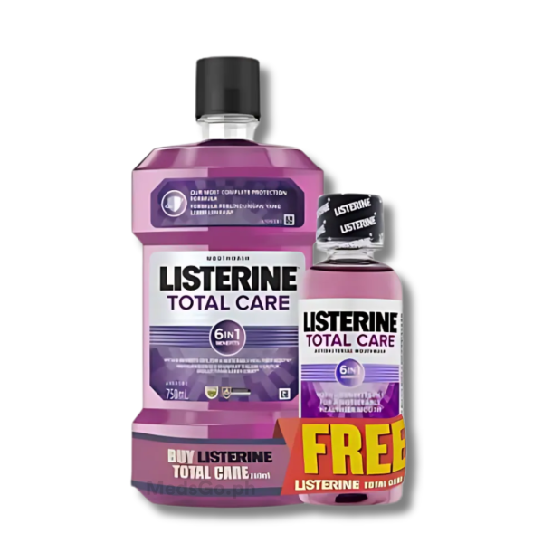 Image of LISTERINE MOUTHWASH TOTAL CARE 250ML + FREE 100ML