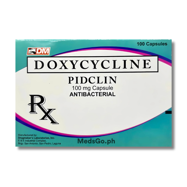 PIDCLIN Doxycycline Hydrochloride 100mg Capsule 1's, Dosage Strength: 100 mg, Drug Packaging: Capsule 1's