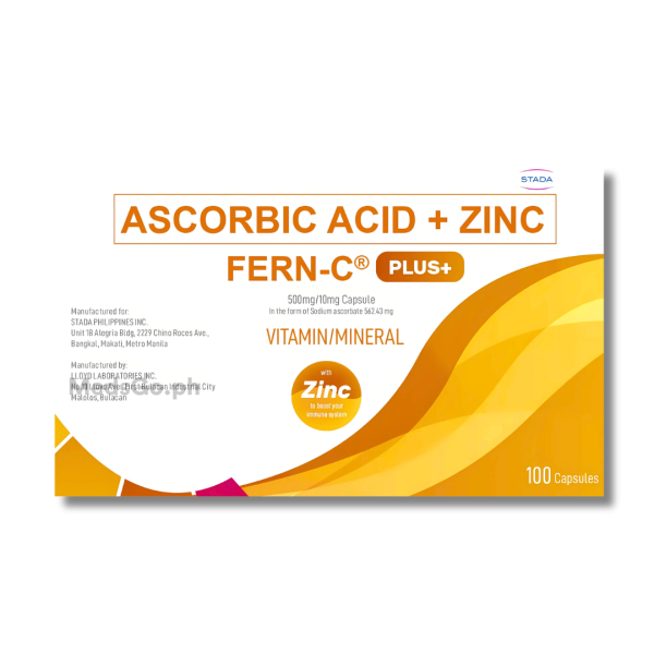 Image of FERN-C PLUS ASCORBIC ACID WITH ZINC 500MG / 10MG - 1 CAPSULE