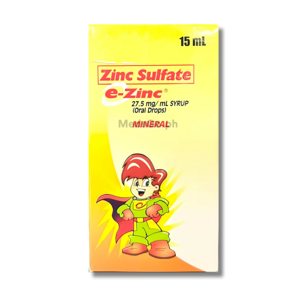 Image of E-ZINC ZINC 27.5MG / ML SYRUP (ORAL DROPS) 15ML