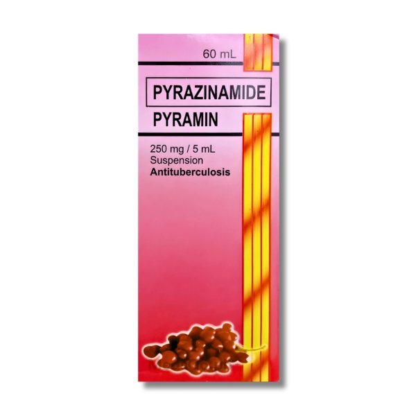 PYRAMIN Pyrazinamide 250mg / 5mL Suspension 60mL price in the ...
