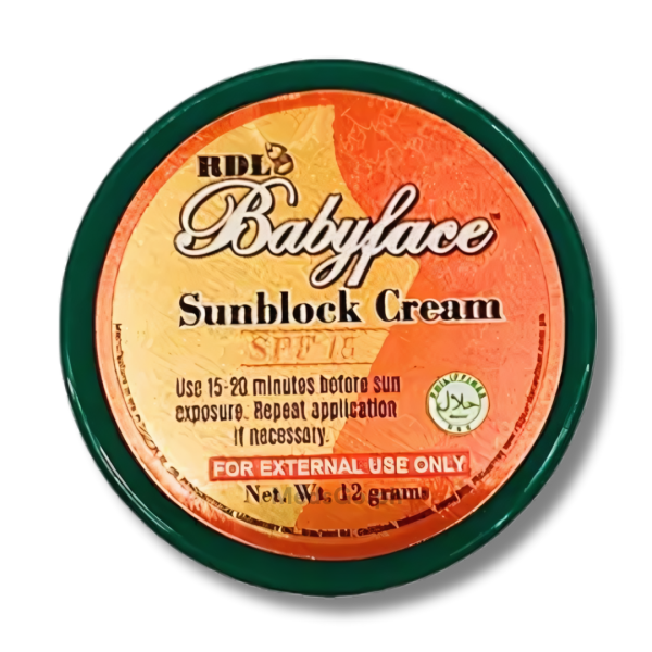 Image of RDL SUNBLOCK CREAM SPF 15 12G