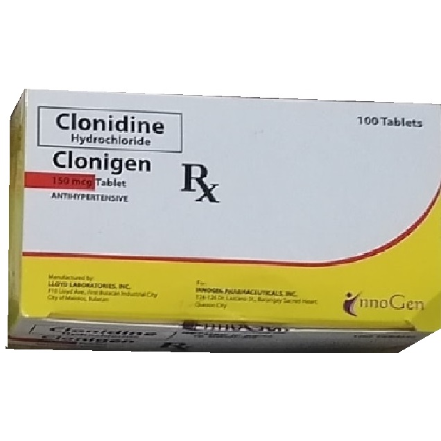 CLONIGEN Clonidine Hydrochloride 150mcg Tablet 1's price in the