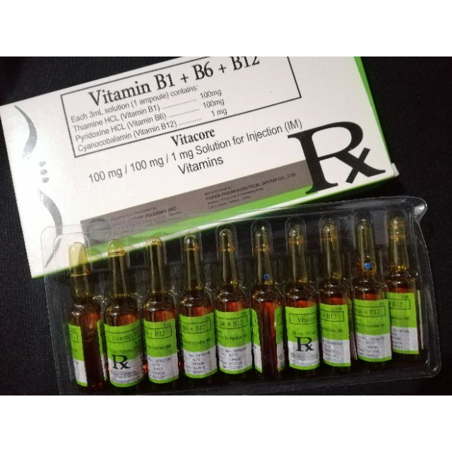 Buy Vitacore vitamin b1 / vitamin b6 / vitamin b12 100mg / 100mg / 1mg