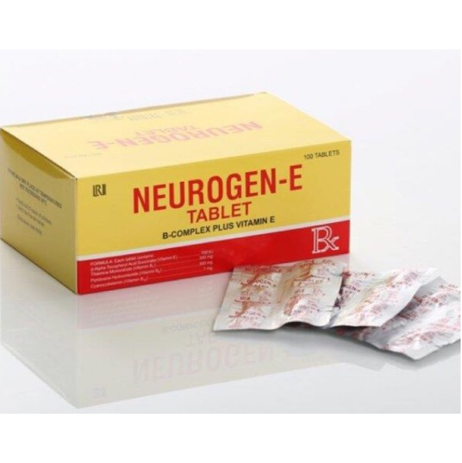 NEW NEUROGENE Vitamin B Complex / Vitamin E 300mg / 100mg / 1mg