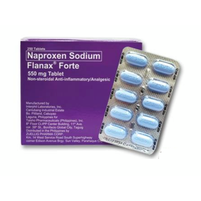 FLANAX FORTE Naproxen Sodium 550mg Tablet 250's price in the