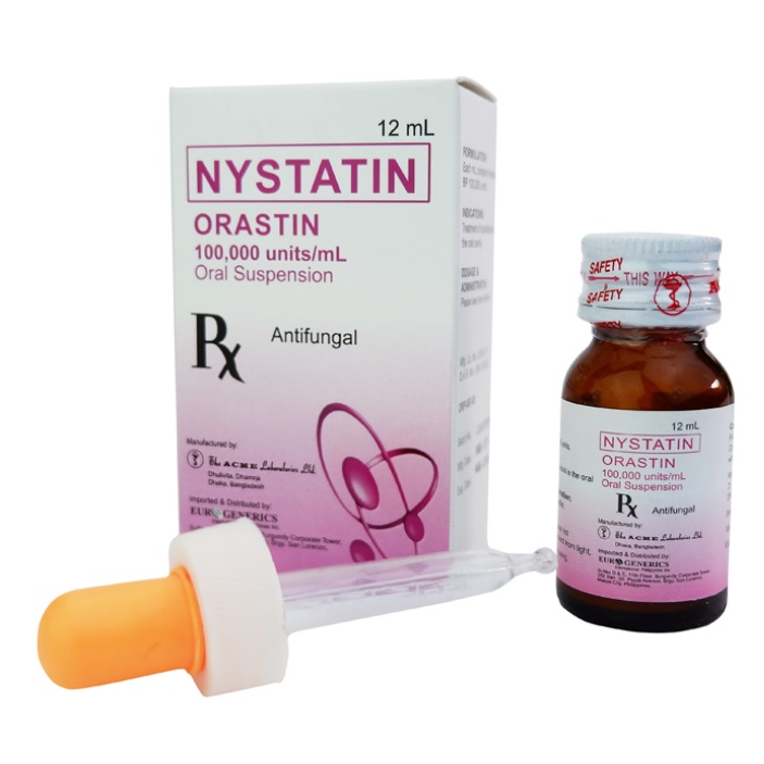 ORASTIN Nystatin 100000IU / mL Oral Suspension 12mL price in the