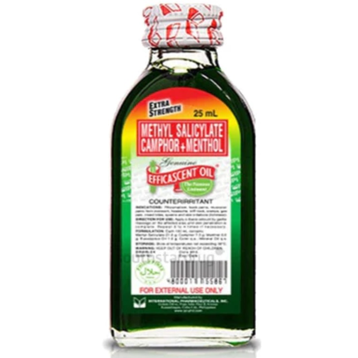EFFICASCENT OIL EXTRA STRENGTH Methyl Salicylate / Camphor / Menthol ...