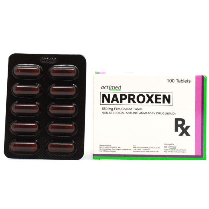 ACTIMED Naproxen Sodium 550mg FilmCoated Tablet 1's price in the