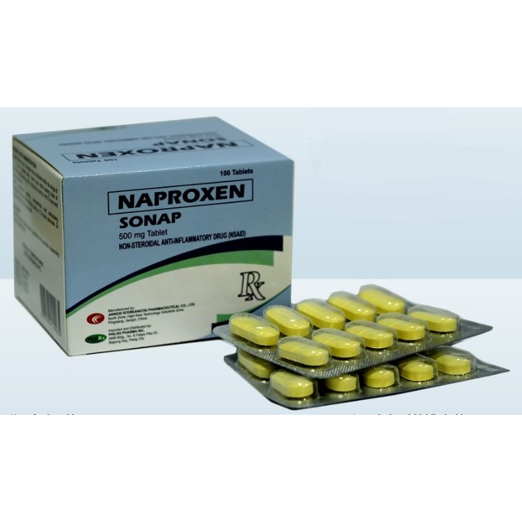 SONAP Naproxen Sodium 500mg Tablet 100's price in the Philippines