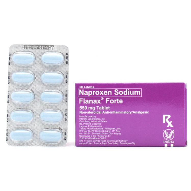 FLANAX FORTE Naproxen Sodium 550mg Tablet 1's Price In The Philippines ...