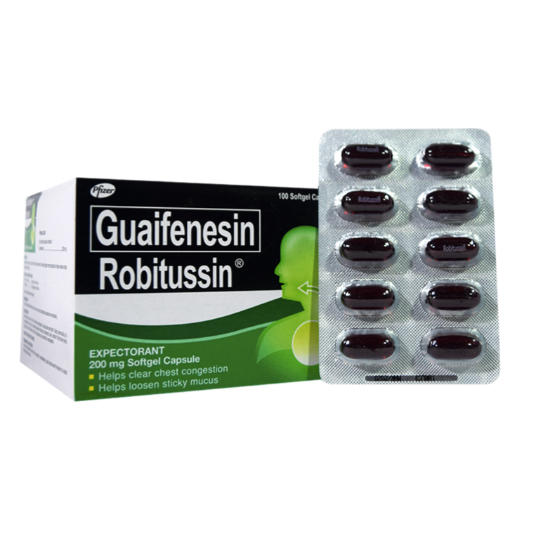 ROBITUSSIN Guaifenesin 200mg Softgel Capsule 1's price in the