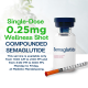 Image of COMPOUNDED SEMAGLUTIDE SINGLE-DOSE WELLNESS SHOTS - 0.25MG TO 2.40MG [CLINIC ONLY; NOT FOR DELIVERY]