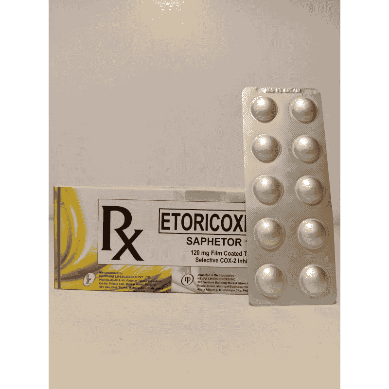 SAPHETOR 120 Etoricoxib 120mg Film-Coated Tablet 100's price in the ...