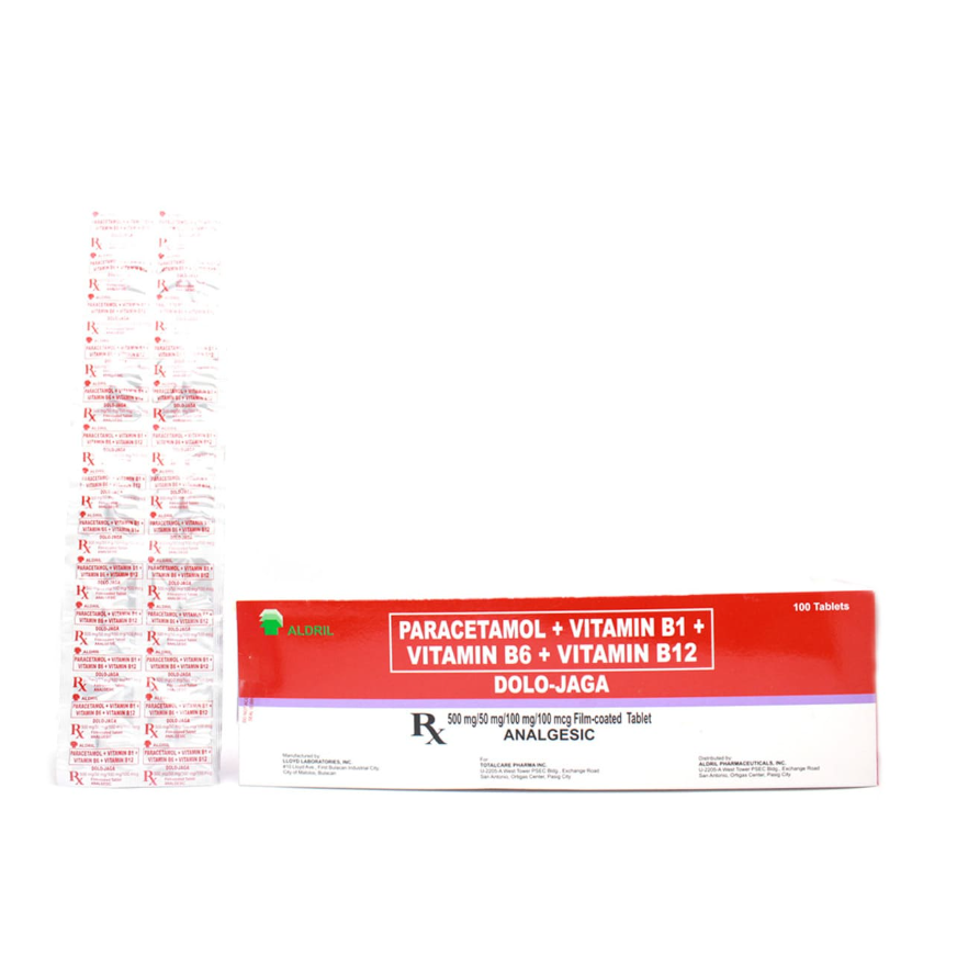 DOLOJAGA Paracetamol / Vitamin B1 / Vitamin B6 / Vitamin B12 500mg