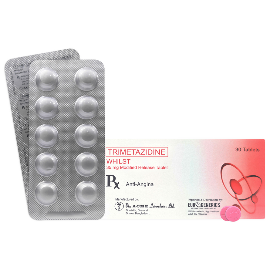 Buy Whilst trimetazidine hydrochloride 35mg modified-release tablet 1's ...
