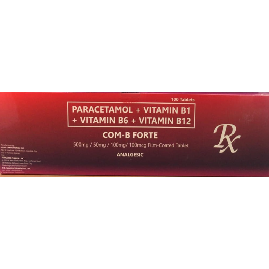 COMB FORTE Paracetamol / Vit. B1 / Vit. B6 / Vit. B12 500mg / 50mg