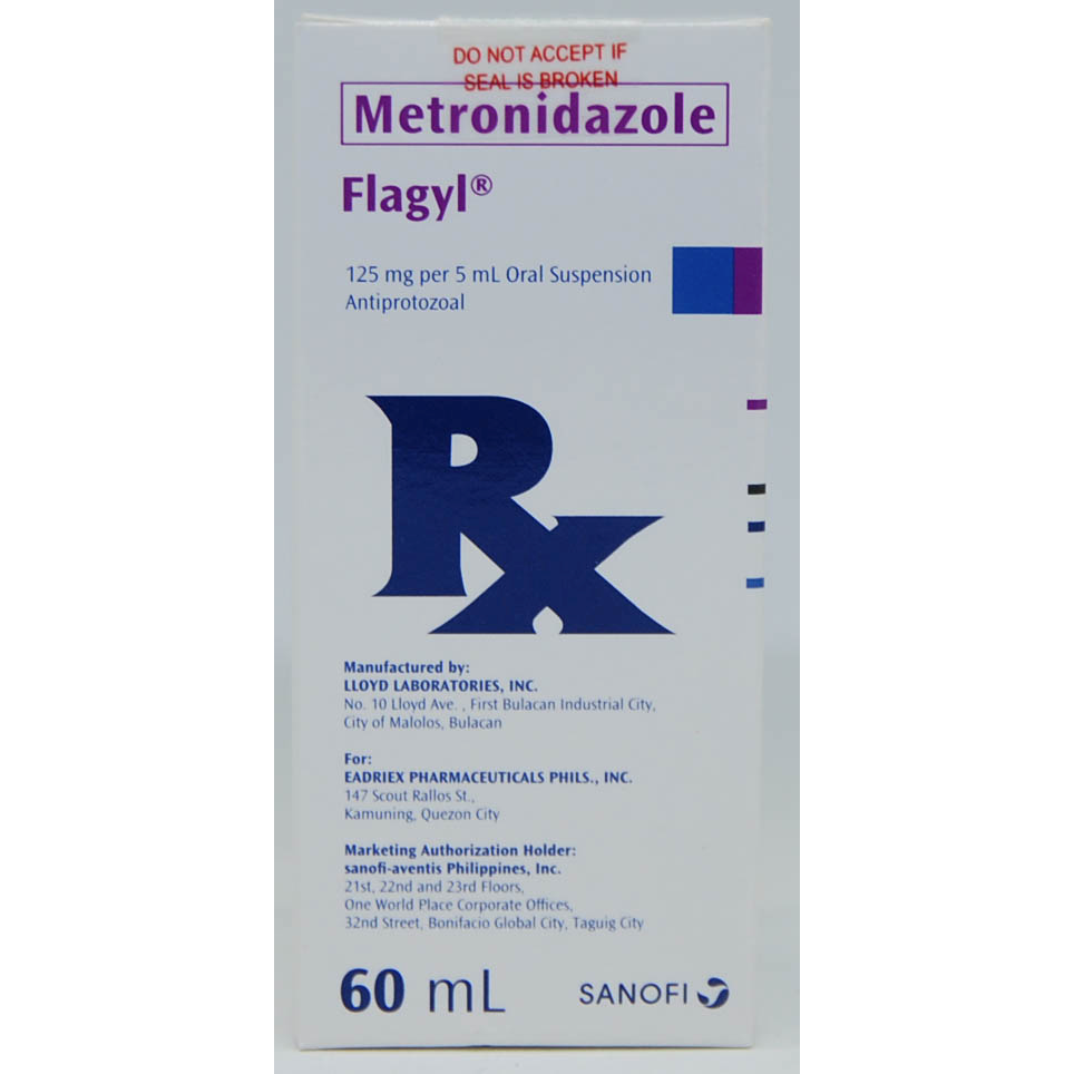 FLAGYL Metronidazole Benzoate 125mg / 5mL Oral Suspension 60mL price in